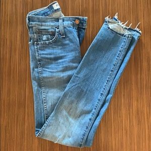 MADEWELL high-rise faded denim 24